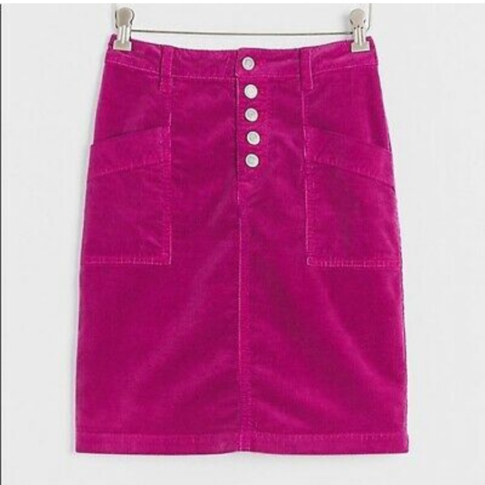 Pilcro Talia Corduroy Mini Skirt.